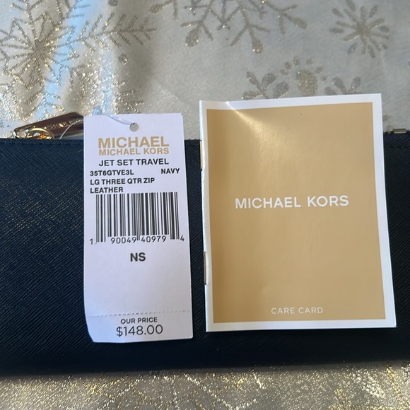 MICHAEL Michael Kors Navy Wallet - Picture 7 of 10